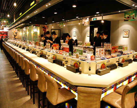 回转寿司输送带