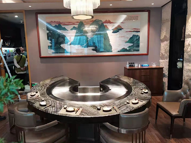 半圆铁板烧设备